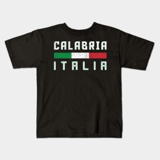 Calabria Italia / Italy Typography Design Kids T-Shirt